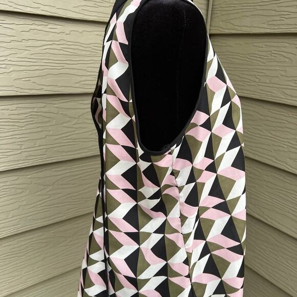 Renee C. Sleeveless tank top with geometric print, women's XL - Picture 4 of 10
